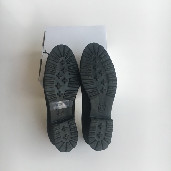 Ron White Gaila Black Texture Platform Ballet Shoe - Picture 6 of 8